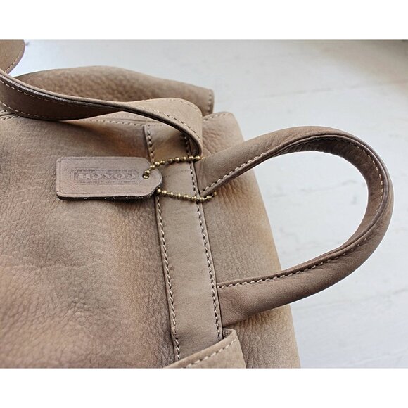 Coach Vintage - Sonoma Small Backpack Nubuc 4938 in Sand, Italy 1990s - Picture 11 of 15